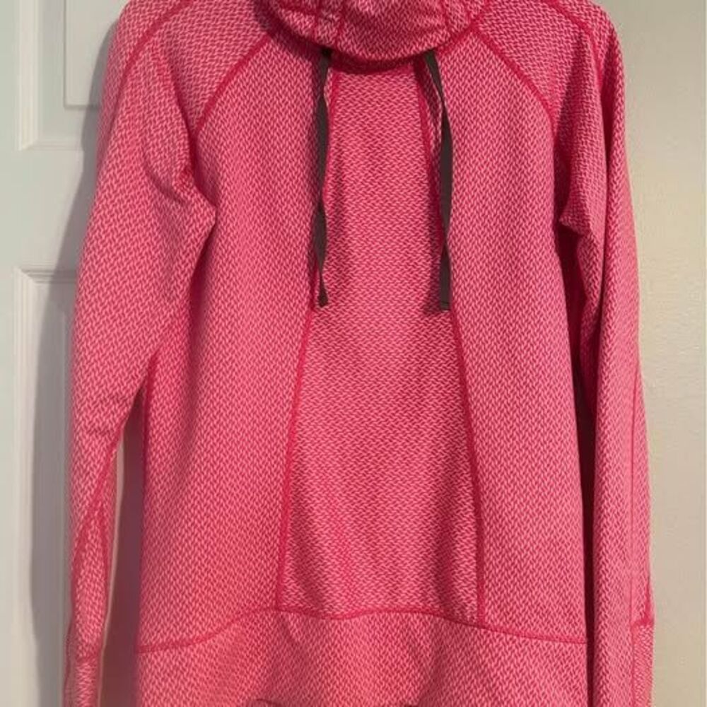 Avalanche Pink Cowl Neck Pullover M Medium